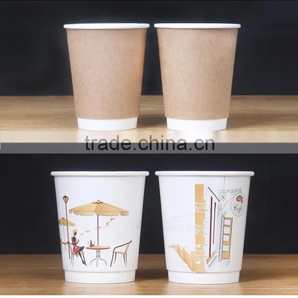 Wholesale Custom Logo Printed Disposable Kraft Paper Cup Supplier's Choice photo-3