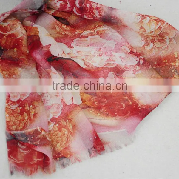 Fashion Wool Scarf 2014 Hot Selling High Quality 100% Fashion Wool Scarf