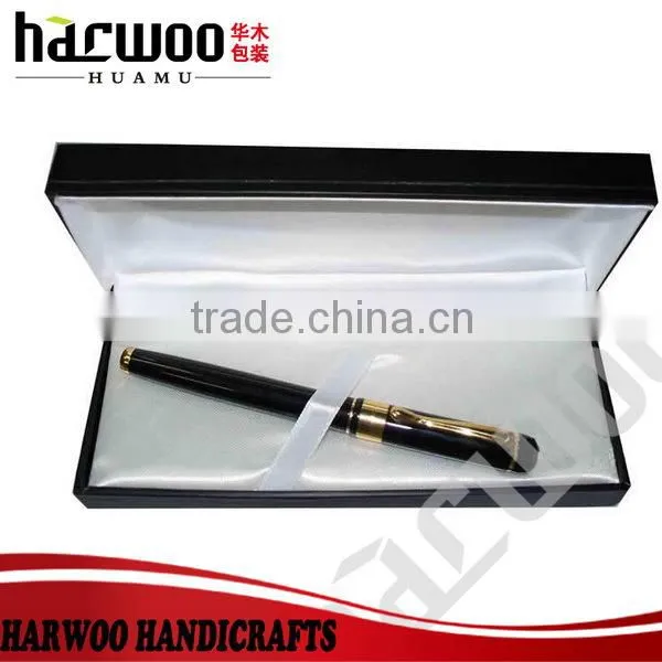 Leather Packing Case With a Outer Paper Boxes and Microfiber Insert Custom Logo Pen Box photo-4
