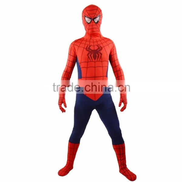2016 Adult Kids Halloween Outfits Children Unisex Cosplay Costume For Hallowen Party Spiderman Costume photo-4