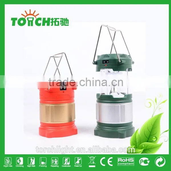 Solar Rechargeable Camping Light Tent Lamp 3*AA Battery High Power Lantern Cheap Promotion Camp Light photo-3