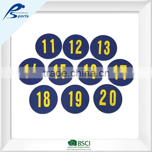 10PC Per Set 9" Educational Toy Pvc Numbers Mat photo-3