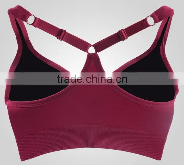 Low Price Hot Sex Women's Sport Bra no Trace no Rims,gym Bra photo-3
