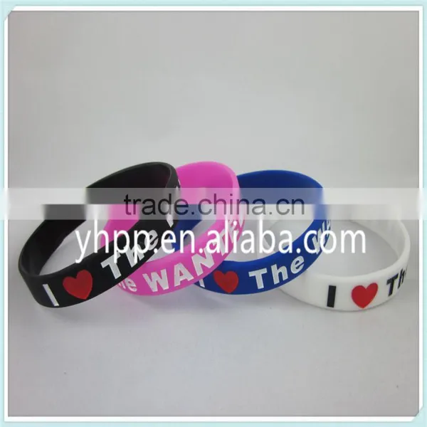 Custom I Love THE WANTED WRISTBAND BRACELET A5(3) photo-3