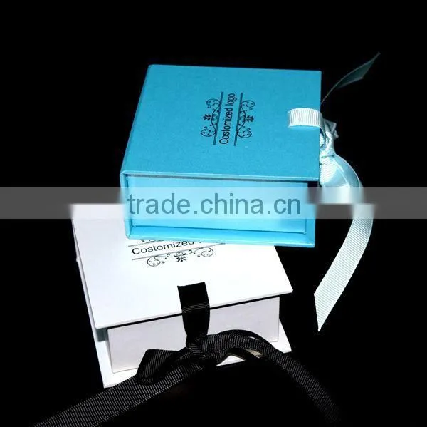 Handmade Small Gift Paper Box With Bowknot or Ribbon photo-4
