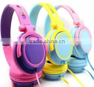 Colorful Promotion Headphone / Headsets for Iphone/mp3/ipad photo-4