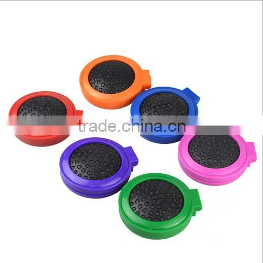 Round Foldable Pocket Mini Mirror With Comb photo-6