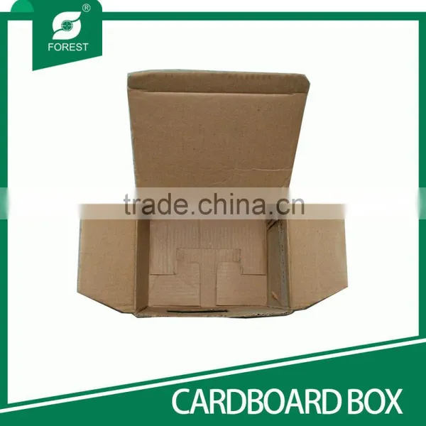 NEW SHAPE BROWN CORRUGATED CARDBOARD PAPER BOX FOR PACKAGING GLASS MUG WITH CLEAR WINDOW photo-6