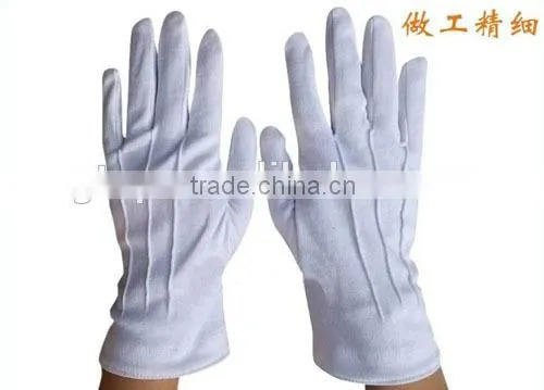 White Cotton Hand Gloves photo-2