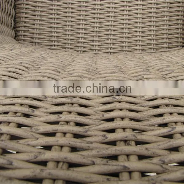 POPULAR ROUND PE RATTAN GARDEN SOFA photo-5