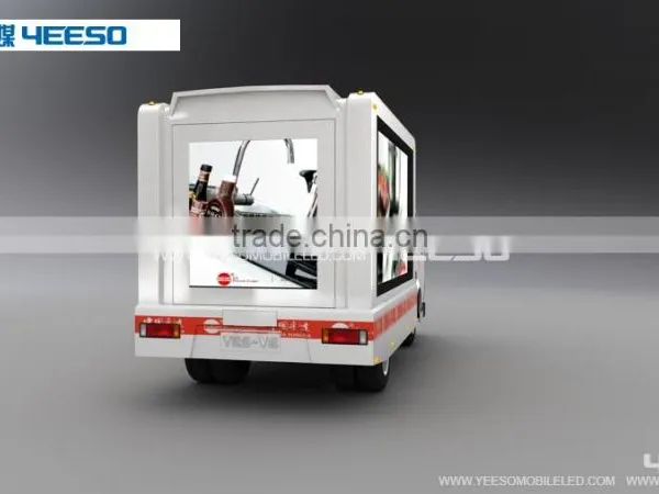 YEESO YES-V6S LED Advertising Truck With Giant Video Player For Outdoor Media