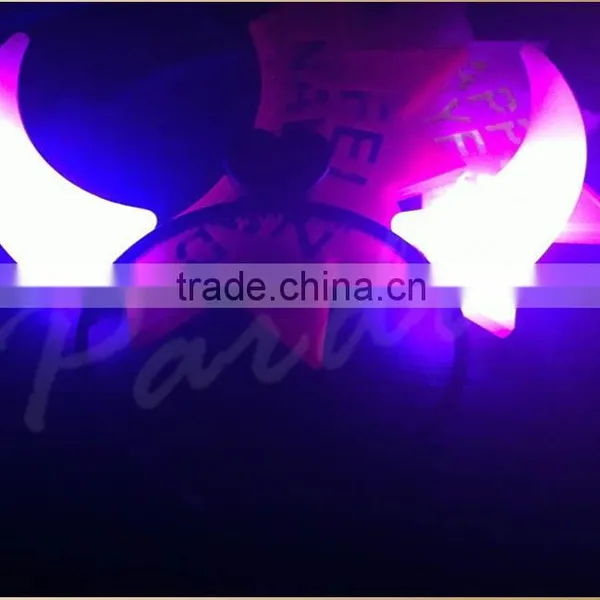 Factory Supply Cheap Halloween Led Light up Devil Horns Quality Choice photo-2