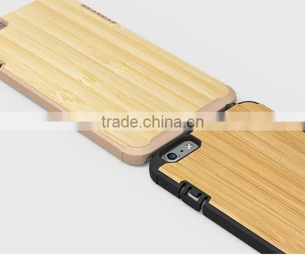 Funtional Wholesale Magnetic Wood Case For IPhone 6 photo-4