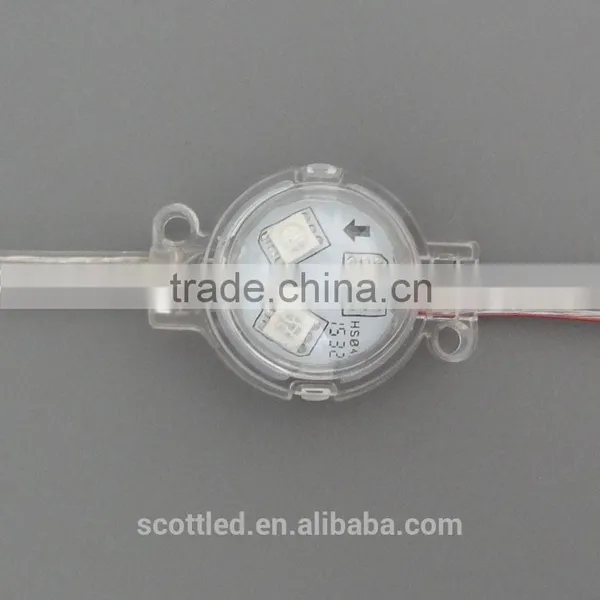 Addressable Dot Pixel LED Module Light WS2801IC+3pcsSMD5050LED photo-4