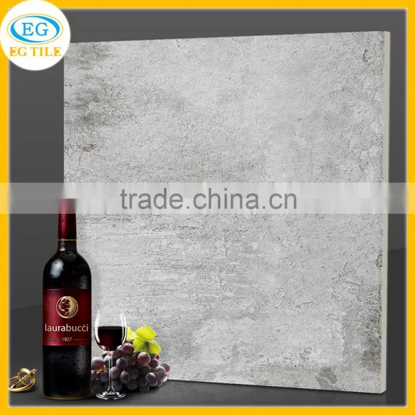 60x60 Non Slip Pure Grey Rough Concrete Look Exterior Floor Porcelain Tile