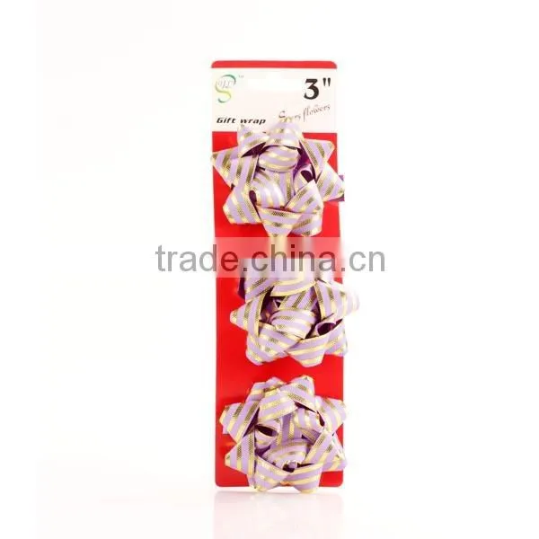 Various Color for Gift Packing Festival Decoration Star Ribbon Bow Pre-made Bow photo-6