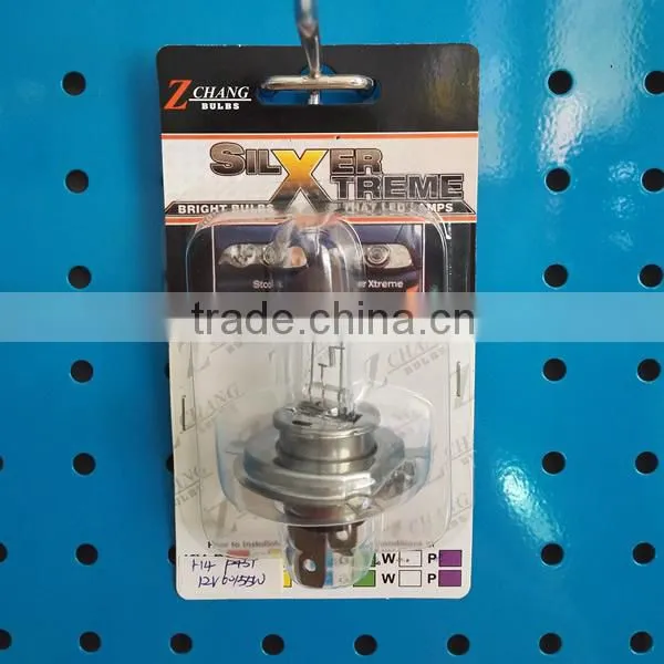 Changzhou factory auto halogen bulb +50% EV H4