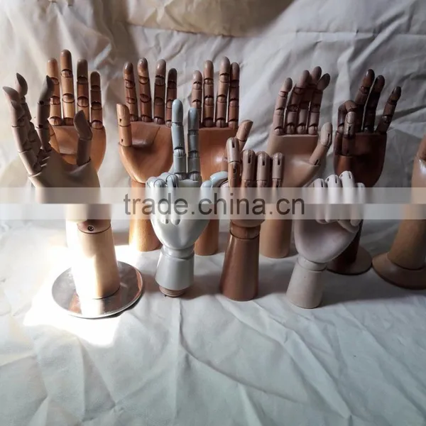 Plastic Display Hand Wooden Hand Display Hand Children Wooden Hand Man Wooden Hand photo-2