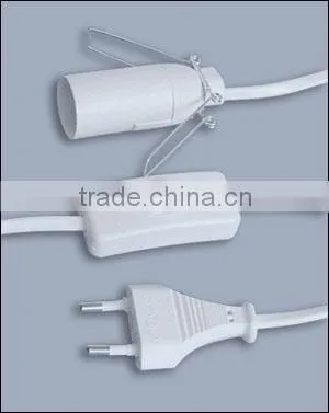 Euro Standard Power Cord With On/off Switch for Salt Lamp photo-2
