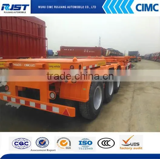 Hot Sale !CIMC Brand Container Skeleton Trailer photo-4
