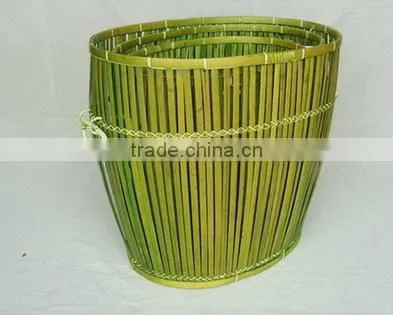 New Style Bamboo Wicker Laundry Basket With Fabric 2016 photo-3