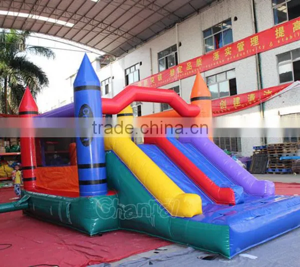 Crayon Bouncer Inflatable Commercial Inflatable Jumping Bouncer Castle for Sale photo-3
