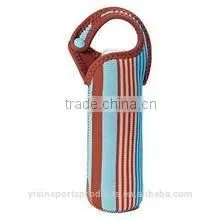 Promotional Gift Portable Eco-friendly Insulated Neoprene Single Glasses Water Bottle/can/beer/wine Cooler With Handle photo-2