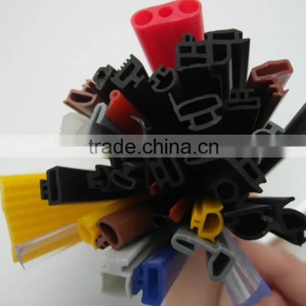 OEM NBR EPDM Silicone Extruded Extrusion Rubber Bathroom Sealing Strip F-240(2) photo-3