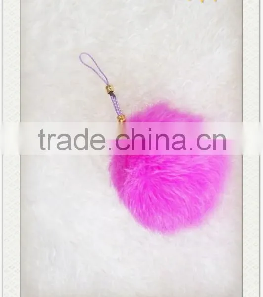 New Design Rabbit Fur Key Chain so Fashion photo-3