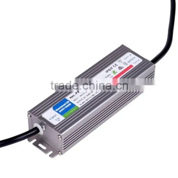 PF0.96 Five Years Warranty Waterproof Ip67 Constant Voltage Led Power Supply 12v 60w