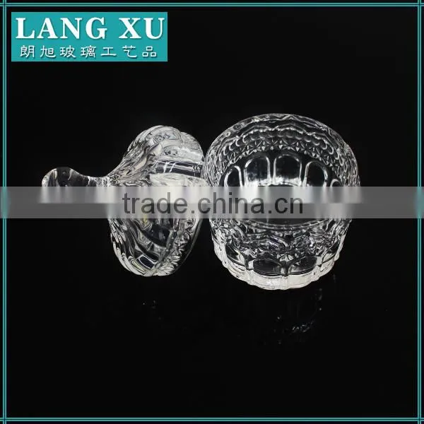 Beehive Crystal Glass Honey Jar With Lid photo-2