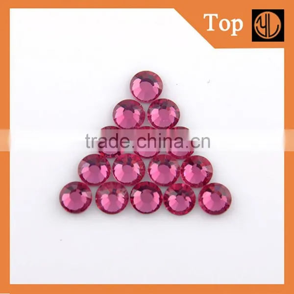 Wholesale Rose Color Non Hotfix Flatback Crystal Rhinestone for Decoration photo-3