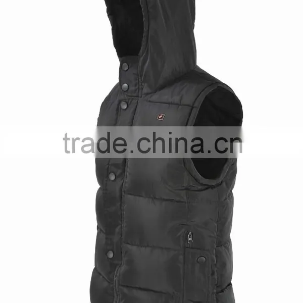 Waterproof Mens Winter Padded Vest Battery Heated Vest photo-2
