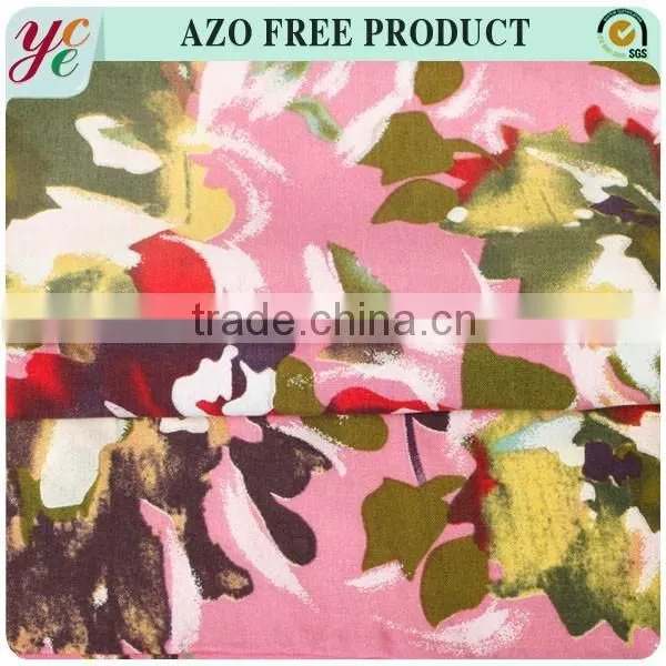 Beautiful Flower Printed Tencel Fabric 100% Tencel Waterproof Fabric Wholesale