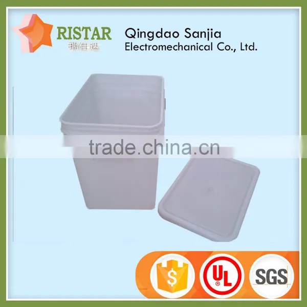 China Factory Wholesale Cheap Price List 15L pp Plastic Square Bucket With White Color photo-5
