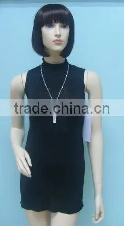 2011-LS026 LADIES VEST MOCK NECK PULLOVER SWEATER