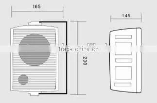 FT-105 Professional Wall Mounting Loudspeaker, Ceiling Speaker, pa Speaker photo-5