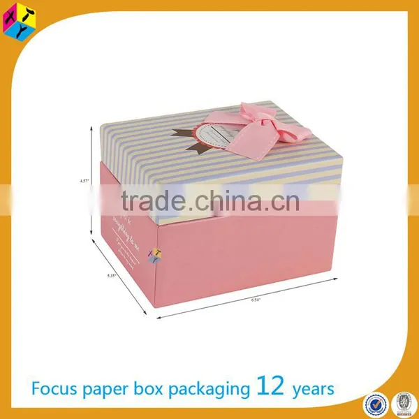 Wholesale Lovely Pink Cardboard Packaging the Gift Box photo-3