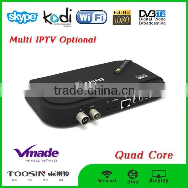 Android TV Box Update Quad Core S805+T2 Android Iptv tv Box Dvb t2