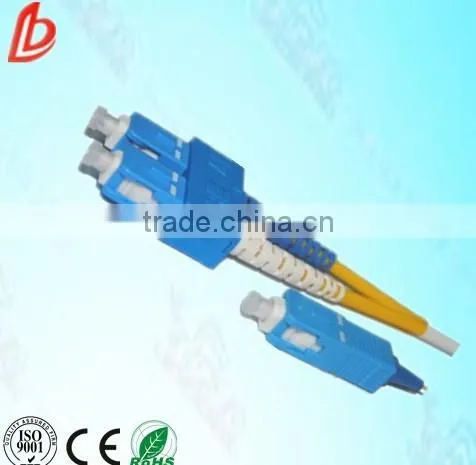 Manufacturer SC/PC 3 Meter Fiber Optic Patch Cord / SC Fiber Optical Patch Cable photo-3