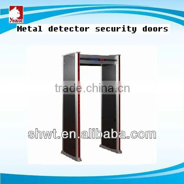 Waterproof 6 Zones Walk Through Metal Detector Security Door With People Counter