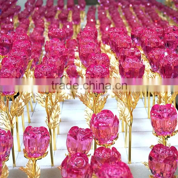 Promotion Valentines Day Gift Crystal Rose Gifts photo-5
