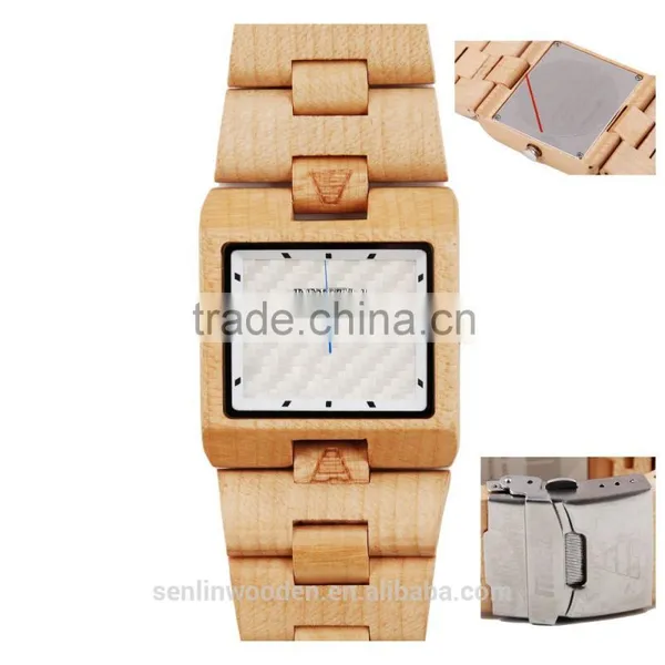 New Fashion Antique Wood Men Luxury Watches Wood Wristwatch The Items for Men As Best Gifts