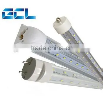 Integrated LED T8 Tube 4ft/5ft/6ft/8ft T8 20~44W V Shape Led Tube Light Integrated Led Cooler Light Cooler