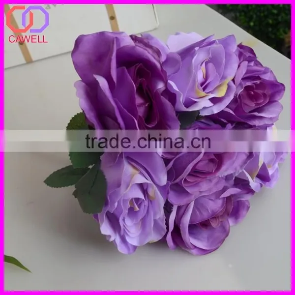 Cheap Wholesale Plastic Red Rose Bouquet photo-6