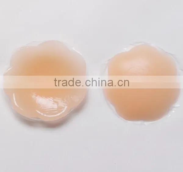 Junyan Hot Sale Adhesive Sexy Nude Silicone Nipple Cover Nipple Pasties photo-4