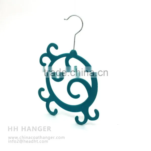 Velvet Flocked Jewelry Hanger Tie Hange photo-2