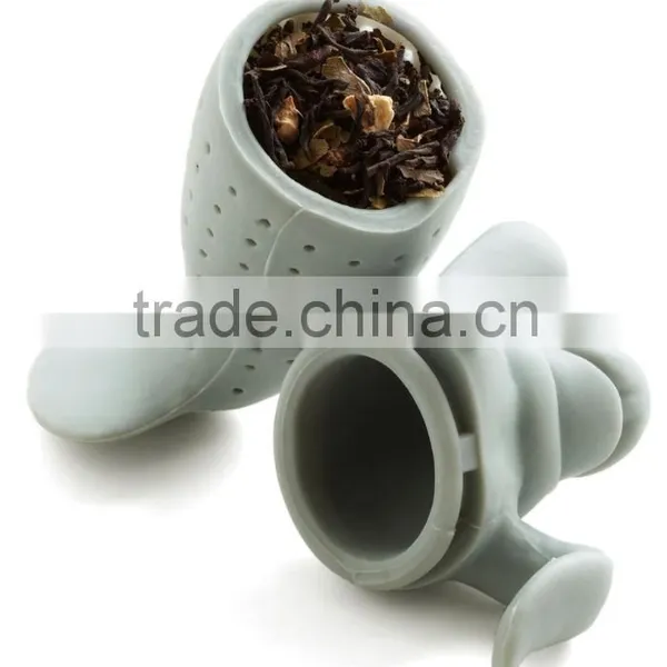 Convenience Silicone Manatea Tea Infuser Strainers Infuser Mana Leaf Filter Manatee Diffuser photo-4