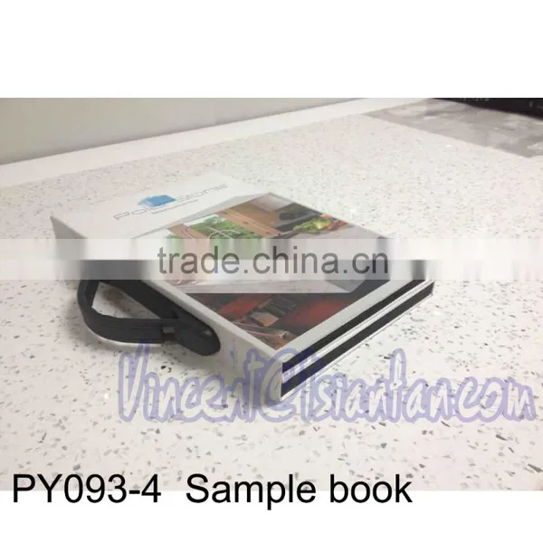 PY093 Stone Display Book Stone Sample Folder Stone Sample Catalogue With Handle for Merchandising photo-2