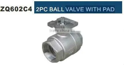 2PC BALL VALVE WITH ISO 5211 MOUNTING PAD photo-2